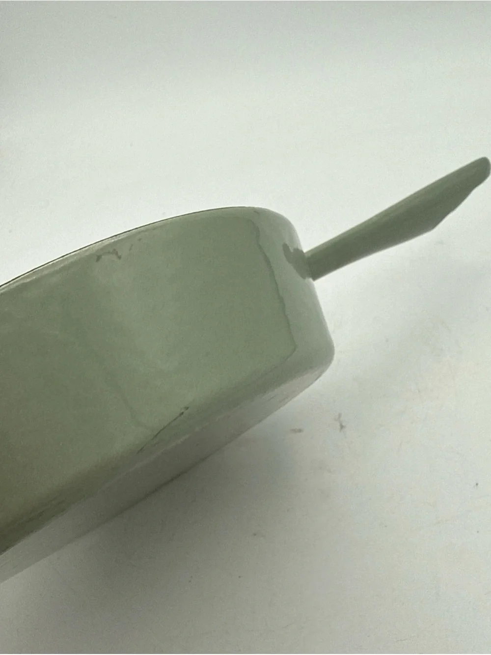 Figment enameled Cast Iron 6” Frying pan Skillet Sage Green